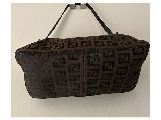 Borsa a tracolla Fendi Mamma Baguette mini Multicolore - vista 11