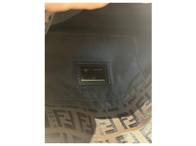 Borsa a tracolla Fendi Mamma Baguette mini Multicolore - vista 8