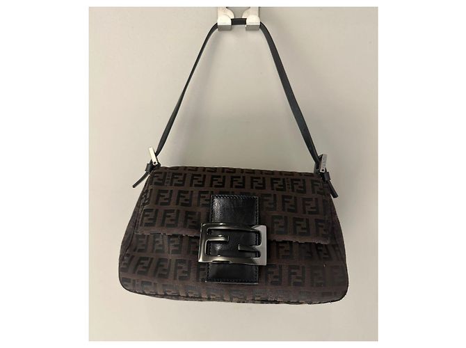 Borsa a tracolla Fendi Mamma Baguette mini Multicolore - vista 9