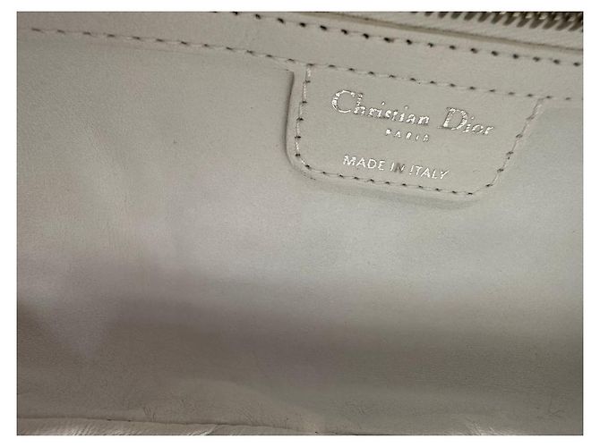 Bolsa DIOR de pele de raposa e couro NOVIDADE Branco - vista 10