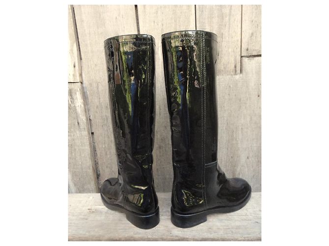 Botas Pollini p charol 37 Nueva condición Negro - vista 5