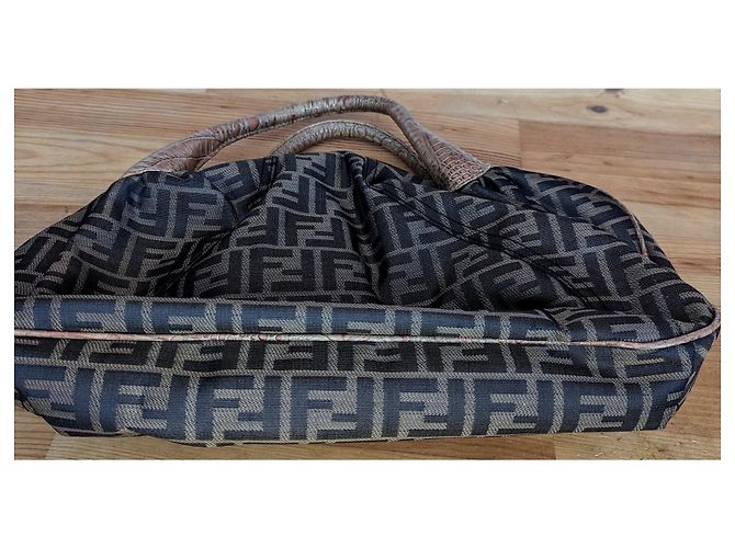 Borsa Fendi Spy Monogramma FF Marrone - vista 12