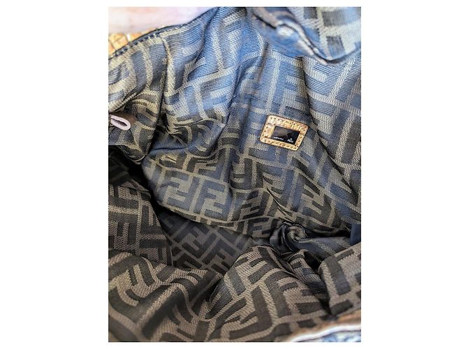Borsa Fendi Spy Monogramma FF Marrone - vista 5