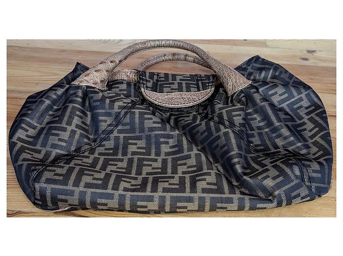 Borsa Fendi Spy Monogramma FF Marrone - vista 9