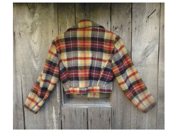 Autre Marque caban vintage 70le dimensioni di 38 Multicolore - vista 4
