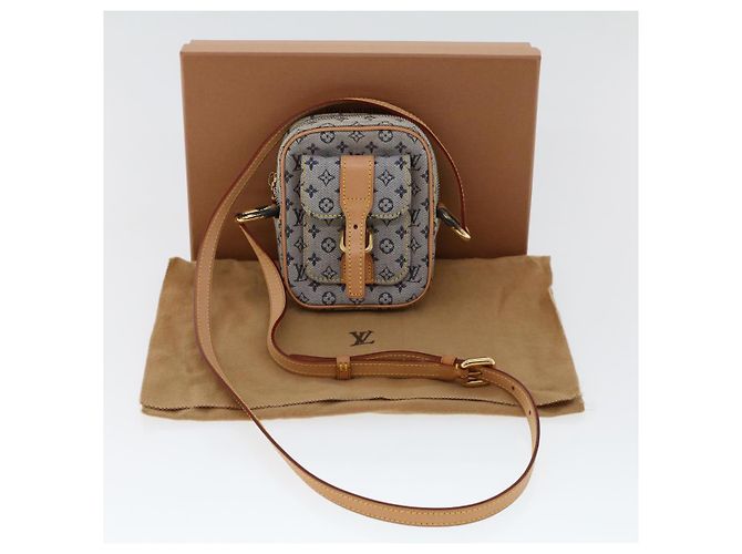 Borsa a tracolla Mini Juliet PM con monogramma LOUIS VUITTON Blu M92005 LV Auth em4662 - vista 12