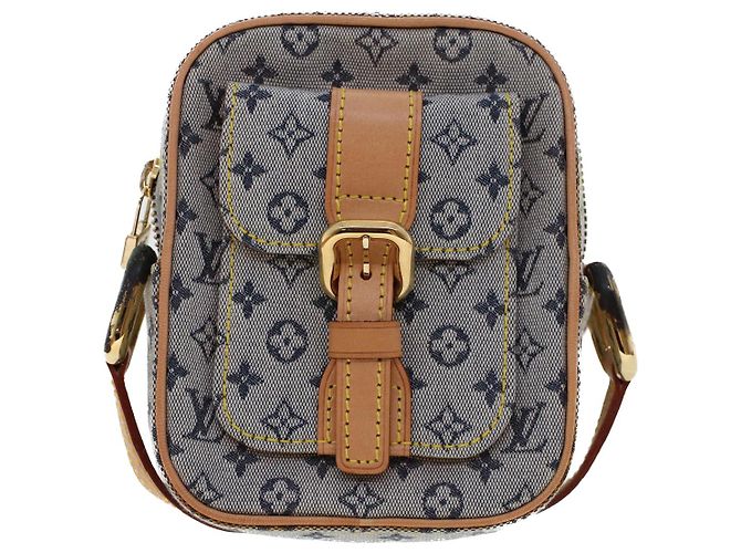Borsa a tracolla Mini Juliet PM con monogramma LOUIS VUITTON Blu M92005 LV Auth em4662 - vista 13