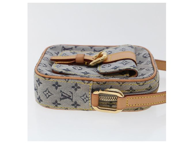 Borsa a tracolla Mini Juliet PM con monogramma LOUIS VUITTON Blu M92005 LV Auth em4662 - vista 4