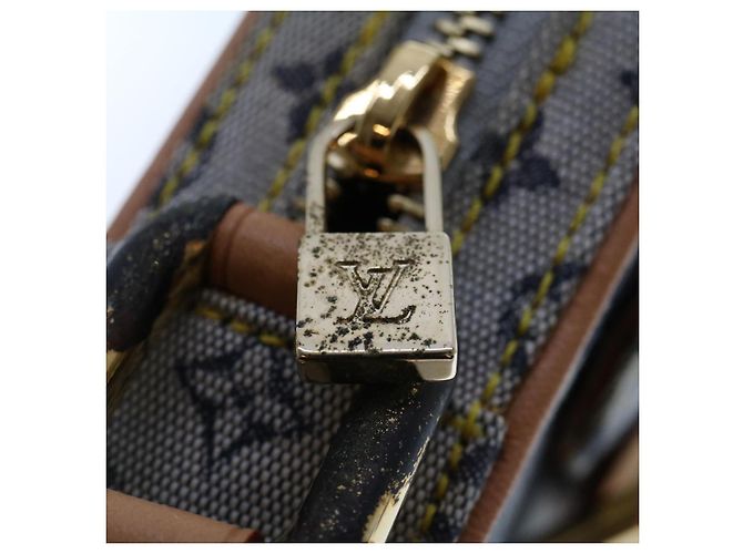 Borsa a tracolla Mini Juliet PM con monogramma LOUIS VUITTON Blu M92005 LV Auth em4662 - vista 9