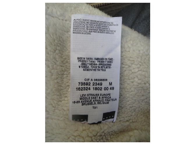 Levi's Sherpa-Jacke „für Mädchen“ Größe M Beige - Ansicht 3