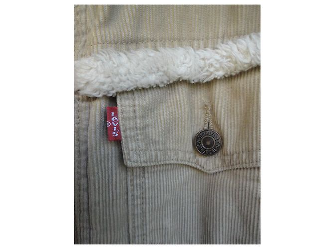 Levi's Sherpa-Jacke „für Mädchen“ Größe M Beige - Ansicht 4