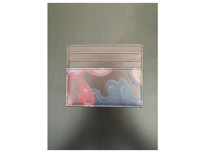 Christian Dior Wallets Small accessories Brown Blue - view 2