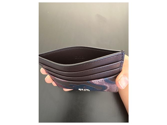 Christian Dior Wallets Small accessories Brown Blue - view 4