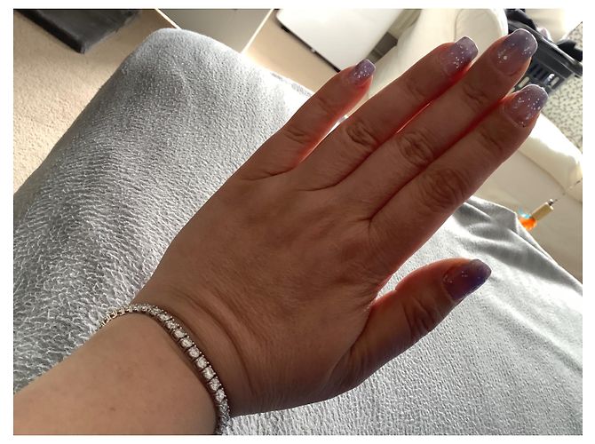 Autre Marque Bracciale tennis con diamanti Bianco - vista 5