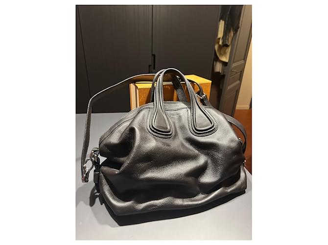 Borsa a mano Givenchy Nightingale in pelle nera Nero - vista 2