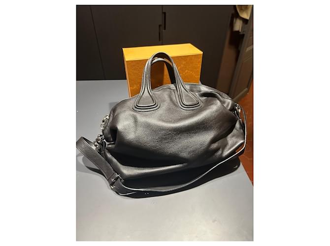 Borsa a mano Givenchy Nightingale in pelle nera Nero - vista 3