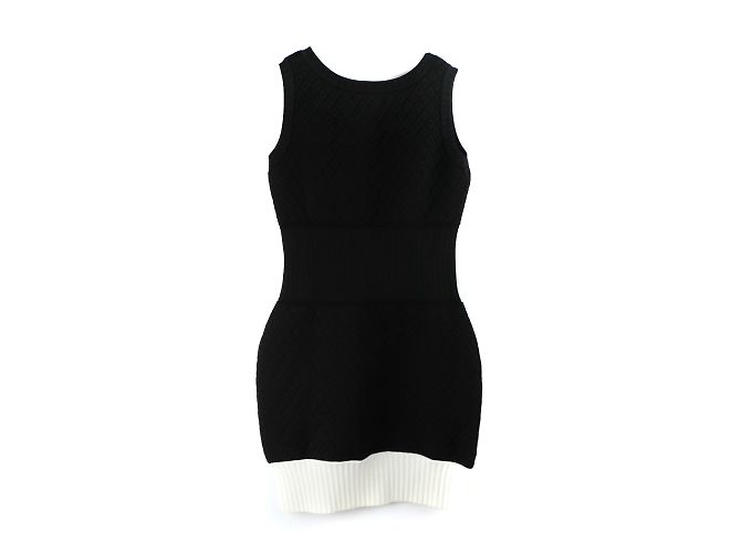 CHANEL - Abito nero e bianco (T44) - vista 2