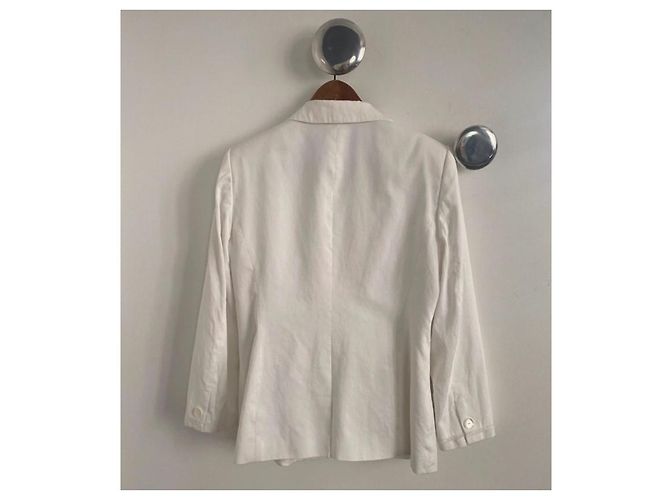 Chaqueta Louis Féraud de algodón blanca Blanco - vista 2