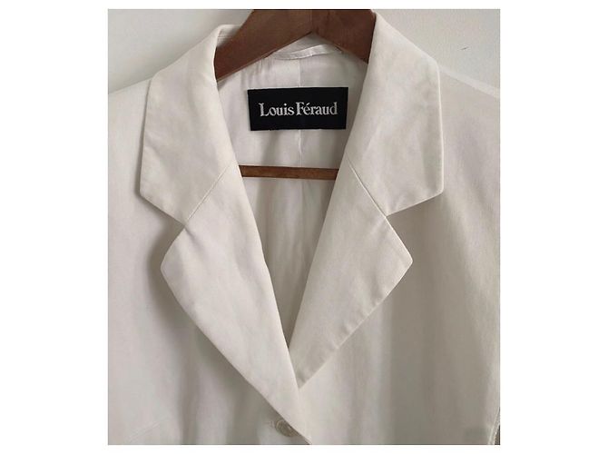 Chaqueta Louis Féraud de algodón blanca Blanco - vista 3