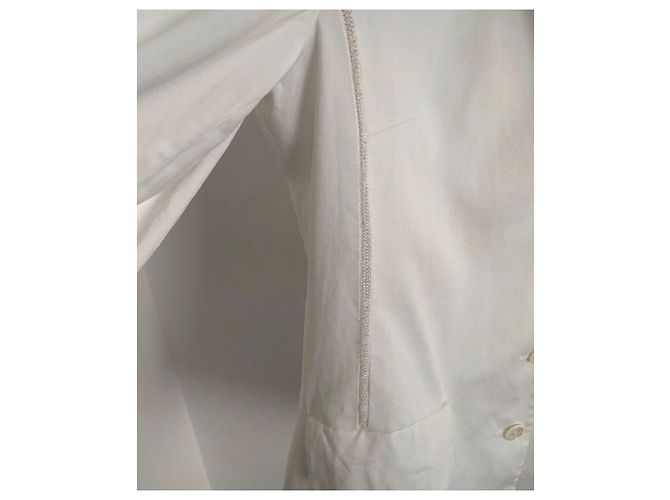 Chaqueta Louis Féraud de algodón blanca Blanco - vista 5
