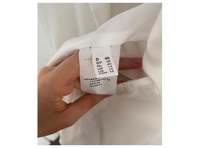 Chaqueta Louis Féraud de algodón blanca Blanco - vista 7