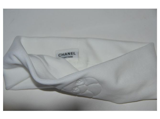 Chanel Haarband Weiß Synthetik - Ansicht 3