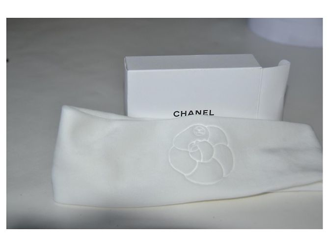 Chanel Haarband Weiß Synthetik - Ansicht 4
