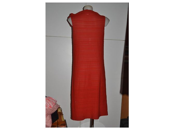 Vestido Malo de algodón elástico rojo Talla 42 Roja - vista 2