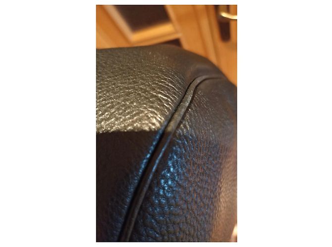 Borsa tote Prada in pelle Saffiano nera Nero - vista 15