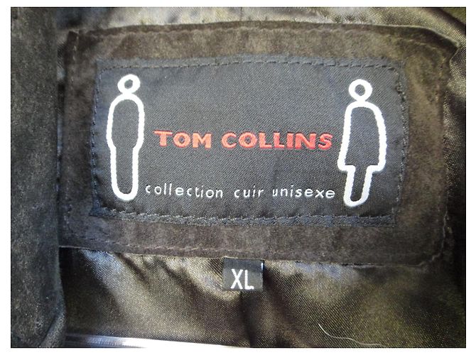 Autre Marque Tom Collins Wildleder-Trenchcoat, Größe XL - Ansicht 2