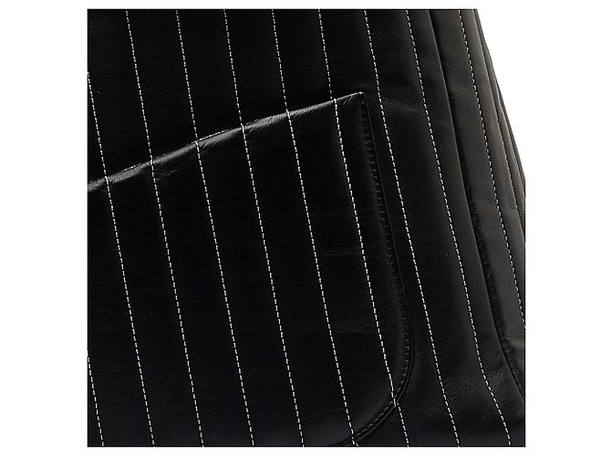 Borsa Chanel CC Mademoiselle Ligne nera Nero - vista 9