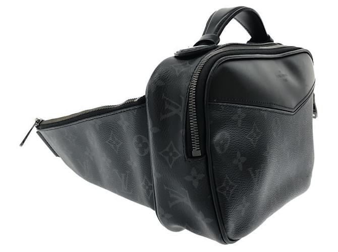 Bumbag Marsupio nero Monogram Eclipse Explorer di Louis Vuitton - vista 2