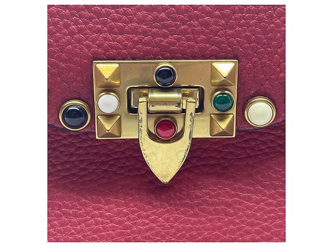 Valentino Garavani Guitarra Rockstud Roja - vista 13