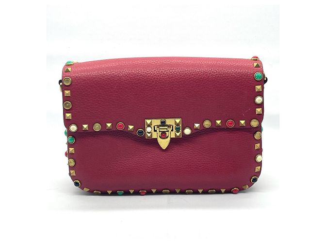 Valentino Garavani Guitarra Rockstud Roja - vista 3
