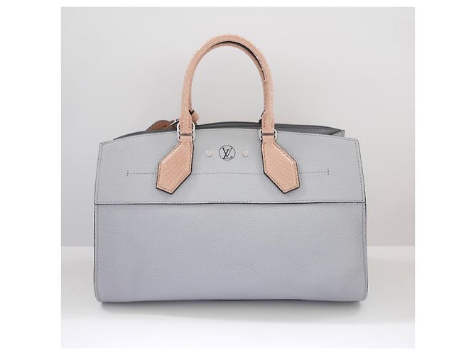 Borsa Louis Vuitton City Steamer East West Grigio - vista 4