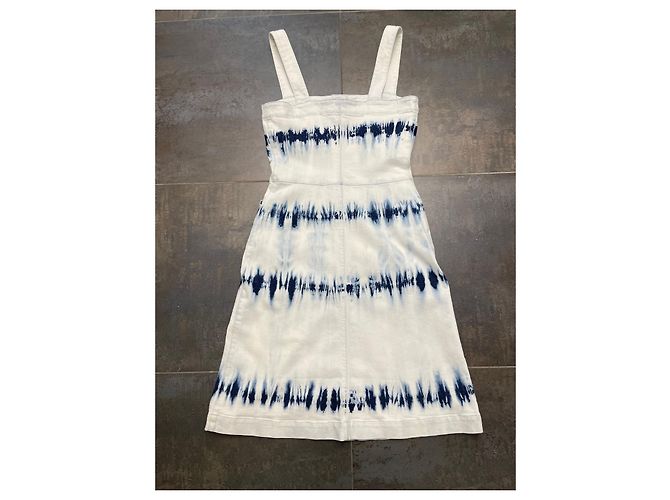 Stella Mc Cartney Stella McCartney Tie Dye Denim Kleid Blau - Ansicht 2