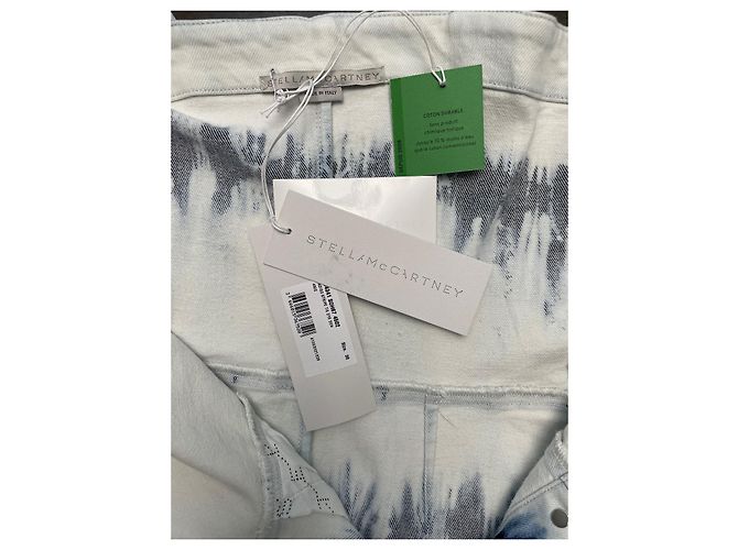 Stella Mc Cartney Stella McCartney Tie Dye Denim Kleid Blau - Ansicht 3