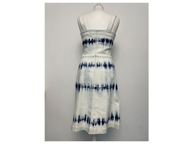 Stella Mc Cartney Stella McCartney Tie Dye Denim Kleid Blau - Ansicht 7