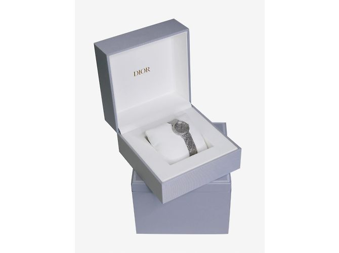 Christian Dior Montre La D De Dior Satine argentée - vue 2