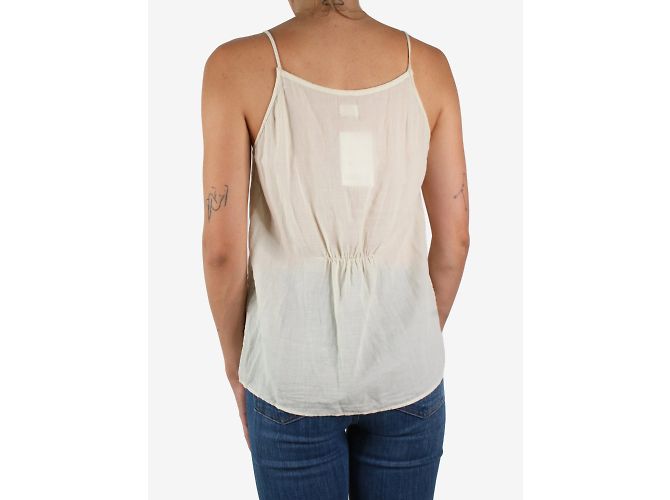 Pomandère Top crema sin mangas - talla UK 8 Crudo - vista 2