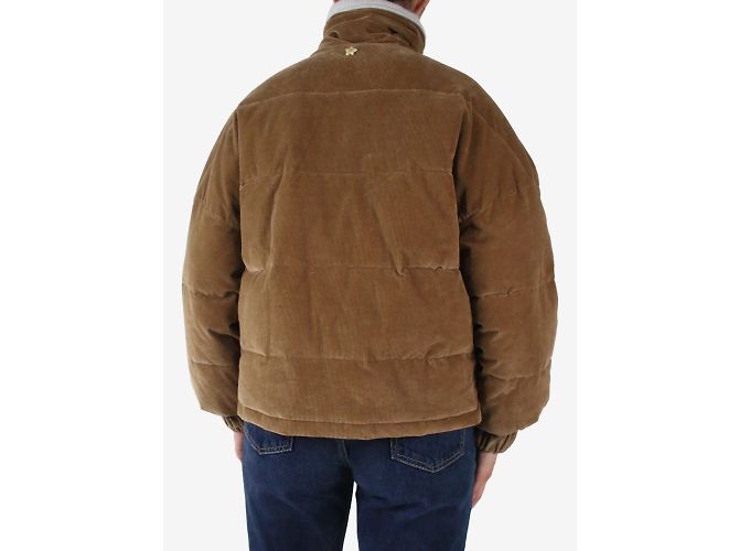 Lorena Antoniazzi Braune, bauschige Cordjacke – Größe IT 38 - Ansicht 3