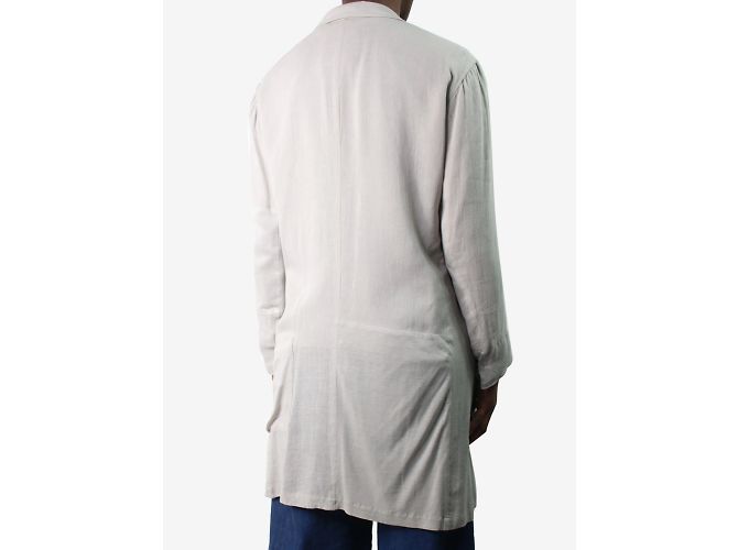 Y'S Abrigo de verano gris - talla UK 12 - vista 2