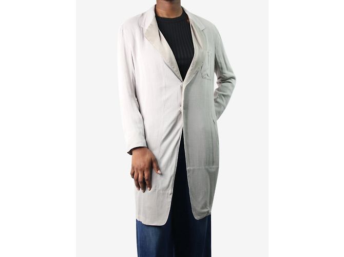 Y'S Abrigo de verano gris - talla UK 12 - vista 3