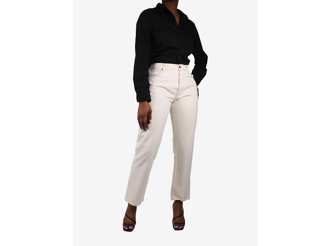 Bellerose Cremefarbene Jeans – Größe W29 Roh - Ansicht 2