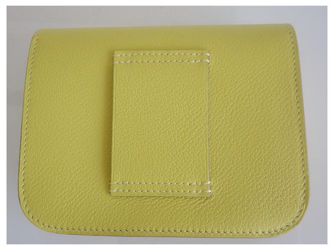 Constance Slim Hermès purse Yellow - view 5