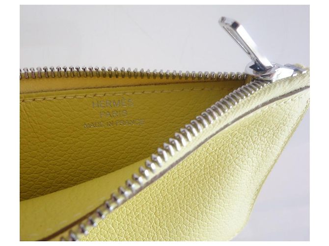 Constance Slim Hermès purse Yellow - view 7