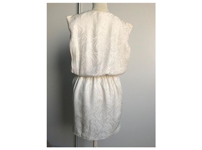 Courreges Vintage Courrèges-Kleid Aus weiß - Ansicht 3