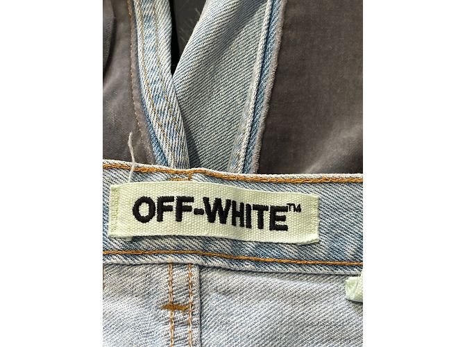 Off White Camiseta vaquera OFF-WHITE.US 24 Algodón - vista 4