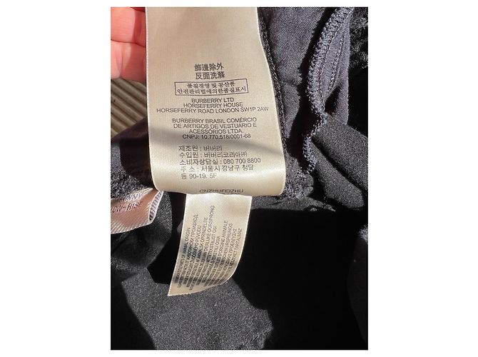 Burberry Brit Skinny Low Rise Jeans Black Denim Size 26 - view 5
