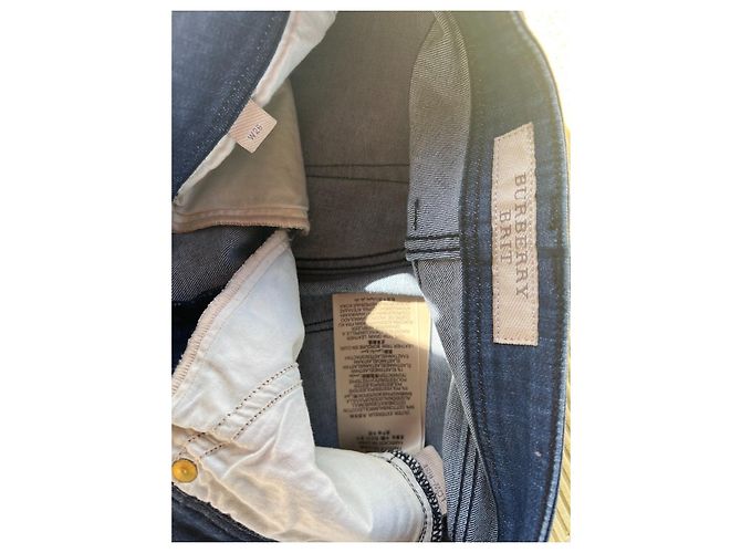 Vaqueros Burberry Brit Skinny de Tiro Bajo Azules Denim W26 - vista 2